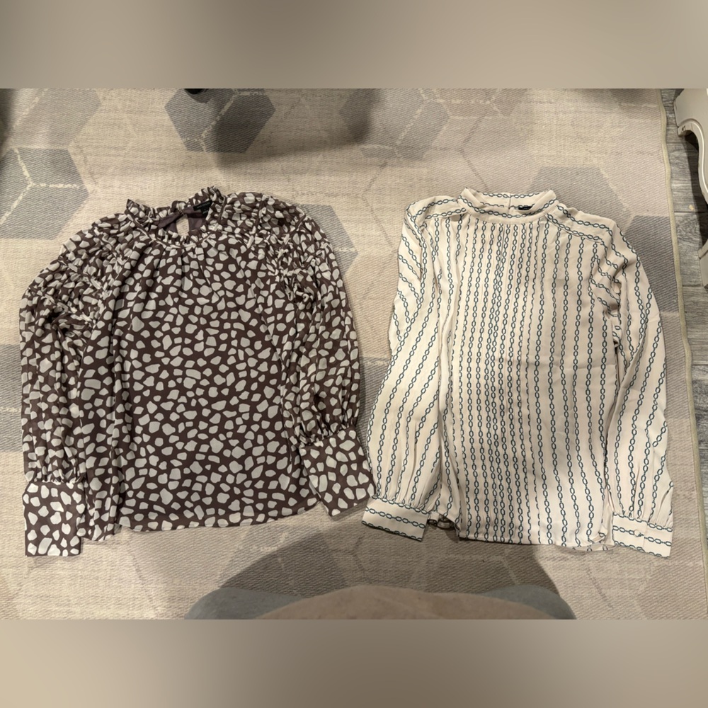 Striped Long Sleeve Blouse